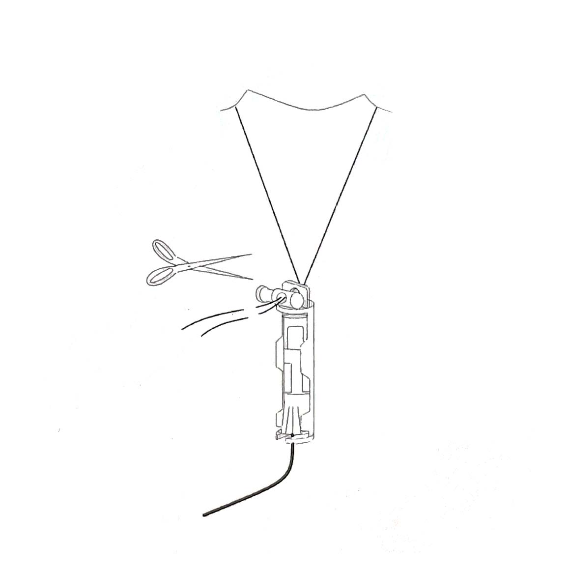 SecureWay Peritoneal Dialysis Catheter Holder Instructions Step 5